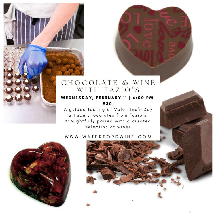 Valentine's Chocolate & Wine Pairing with Fazio's Chocolates - Milwaukee Only