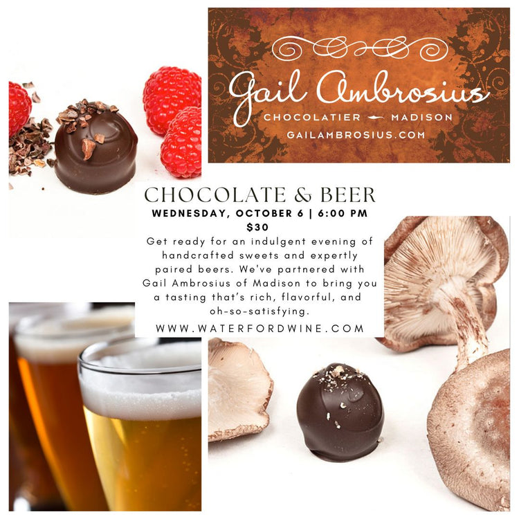 Fall Chocolate & Wine Pairing with Gail Ambrosius - Madison Only