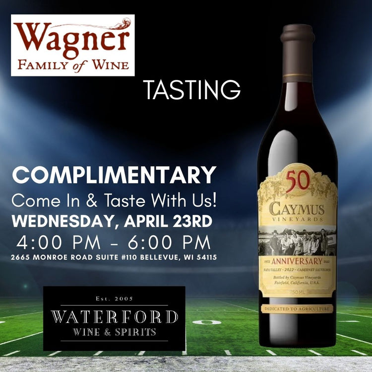 NFL Draft Day One : Wagner Family of Wine - Green Bay Only