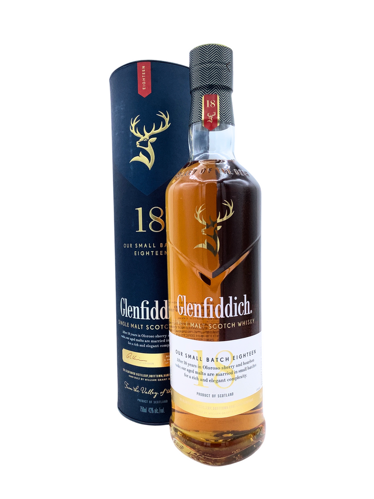 Glenfiddich 18-Year Small Batch Single Malt Scotch