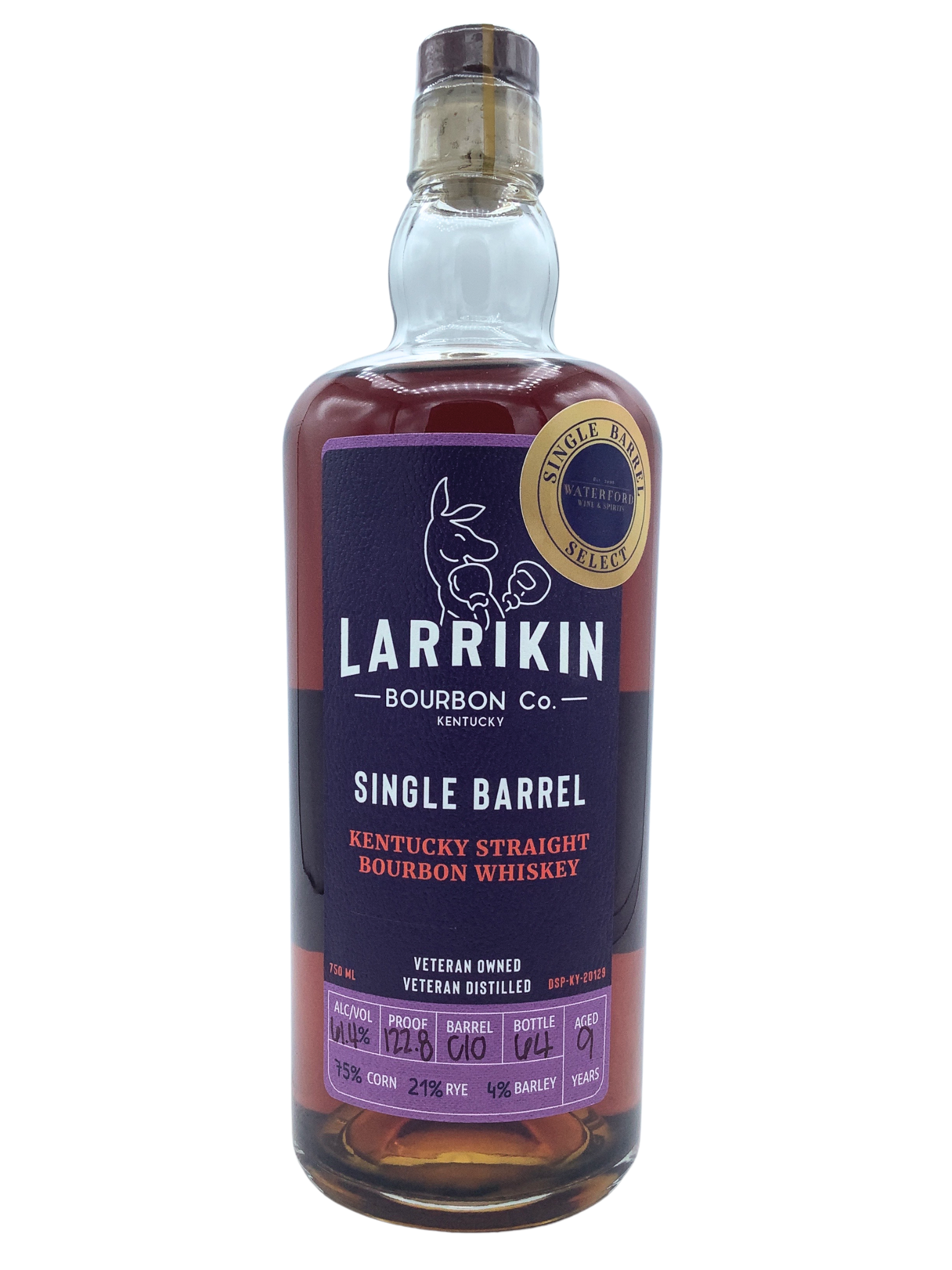 Larrikin Single Barrel Bourbon Aged 9 Years