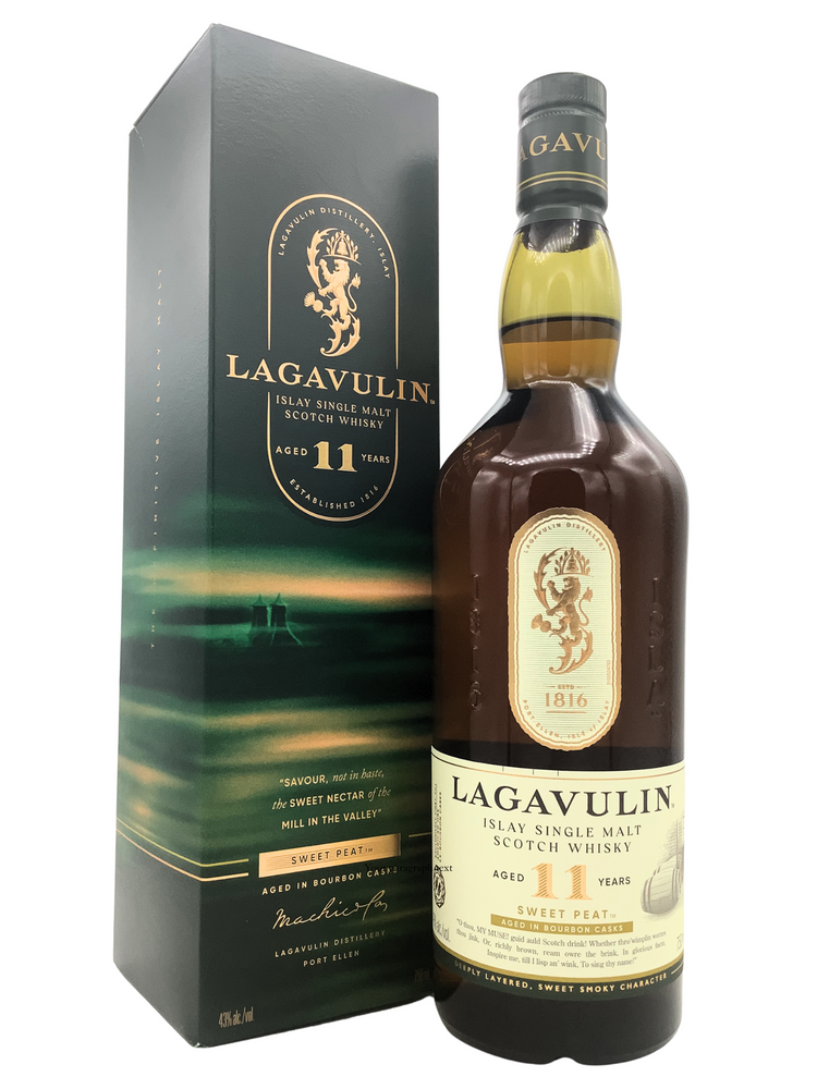 Lagavulin 11 Year Sweet Peat Single Malt Scotch