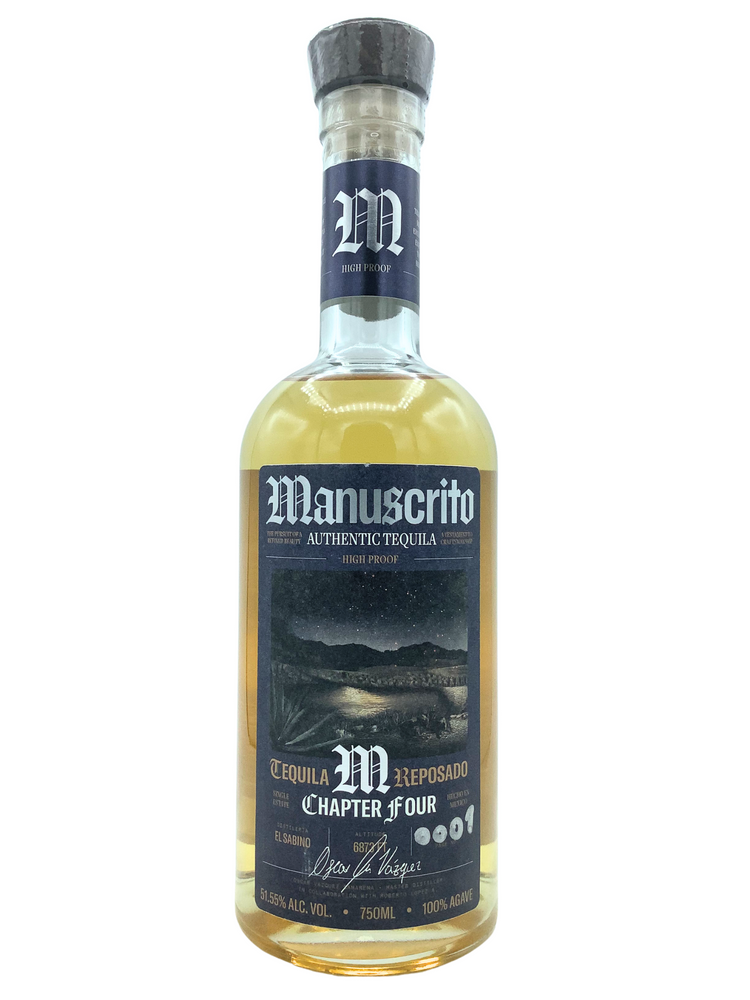 Manuscrito Tequila Reposado Overproof Chapter 4