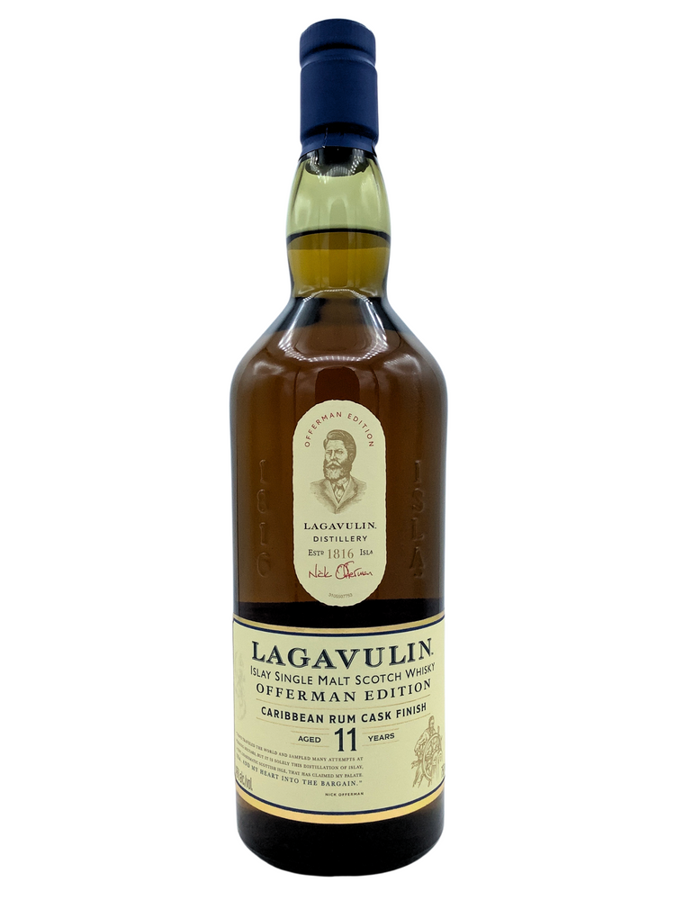 Lagavulin Single Malt Scotch ‘Offerman Edition’ Caribbean Rum Cask Finish