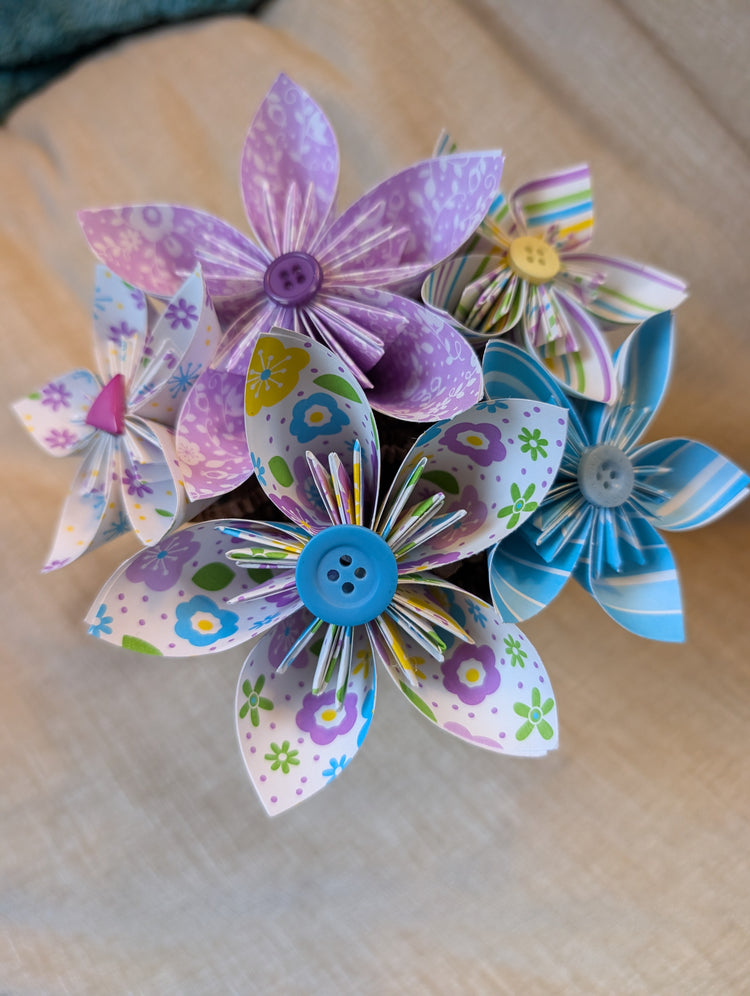Sip & Create: Paper Flower Bouquets - Delafield