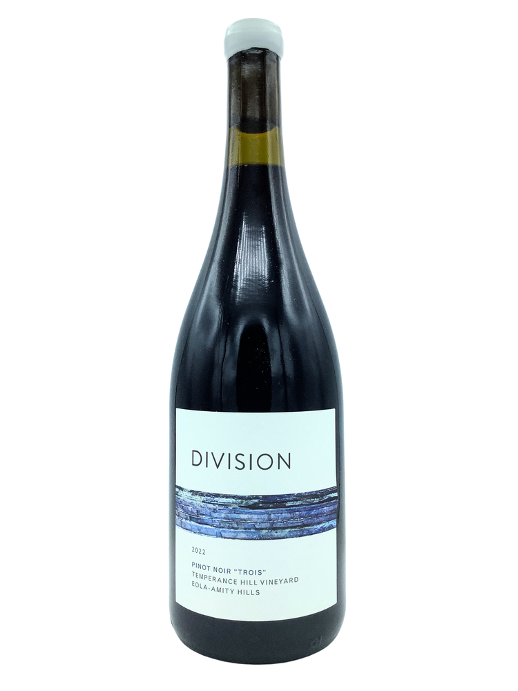Division Wine Co. Pinot Noir "Trois" Temperance Hill