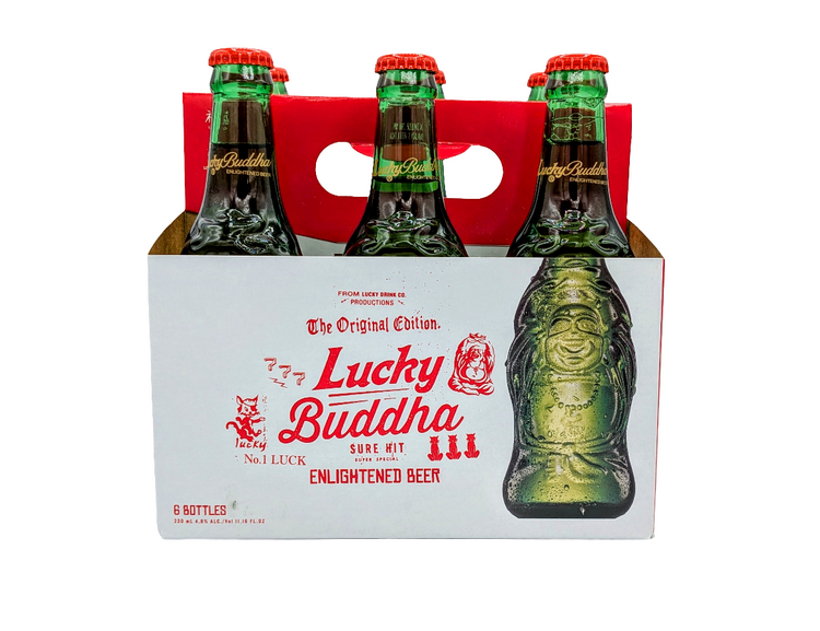 Lucky Buddha Enlightened Beer 6pk bottles