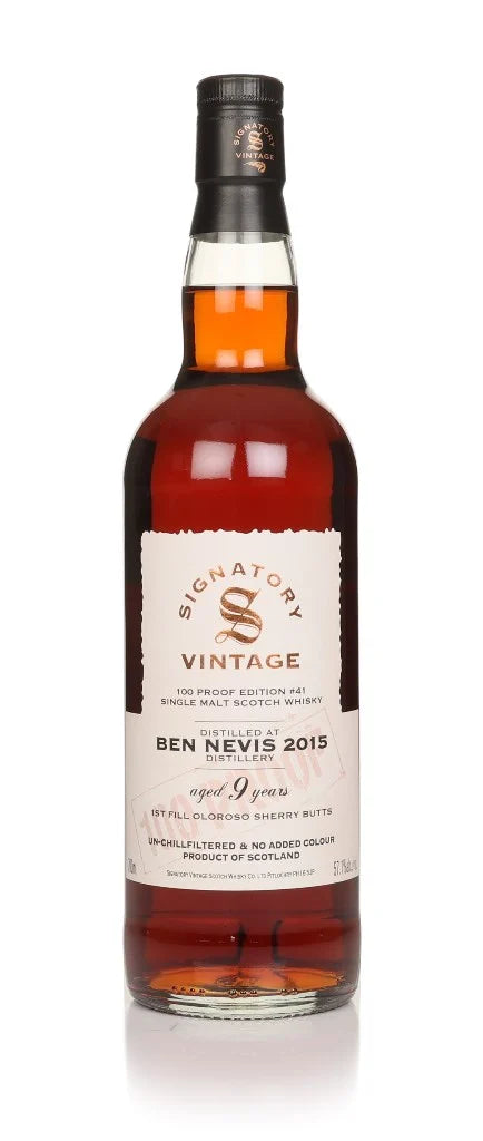 Ben Nevis 9 Year Old 2015 - 100 Proof Edition #41