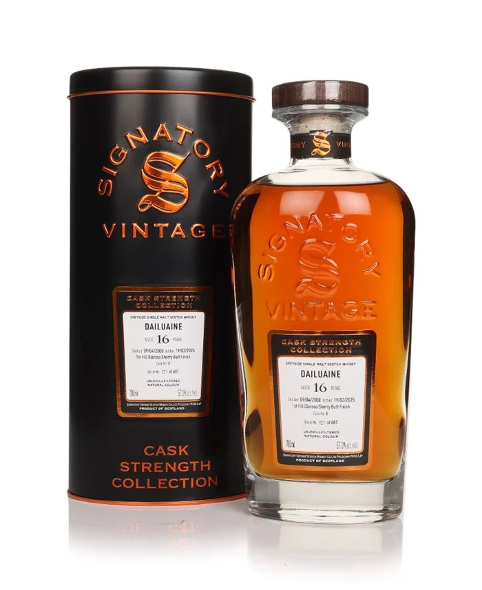 Signatory Dailuaine 16 Year Old 2008 (cask 6) - Cask Strength Collection