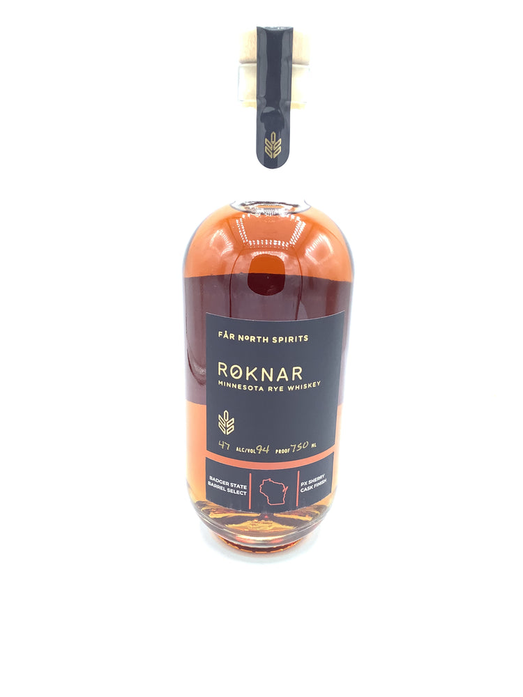 Far North Spirits Roknar Sherry Cask Badger State Rye Whiskey