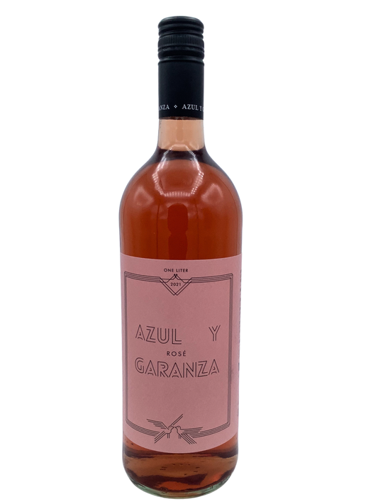 Azul y Garanza Rosado