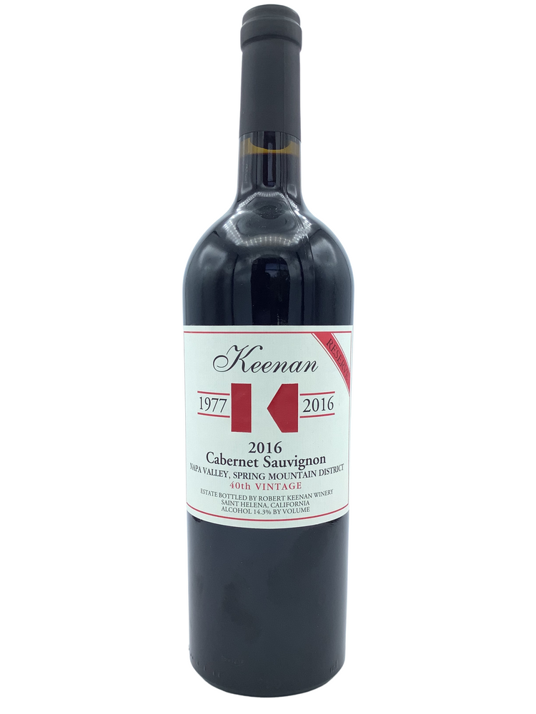 Keenan Spring Mountain Cabernet Reserve 2018
