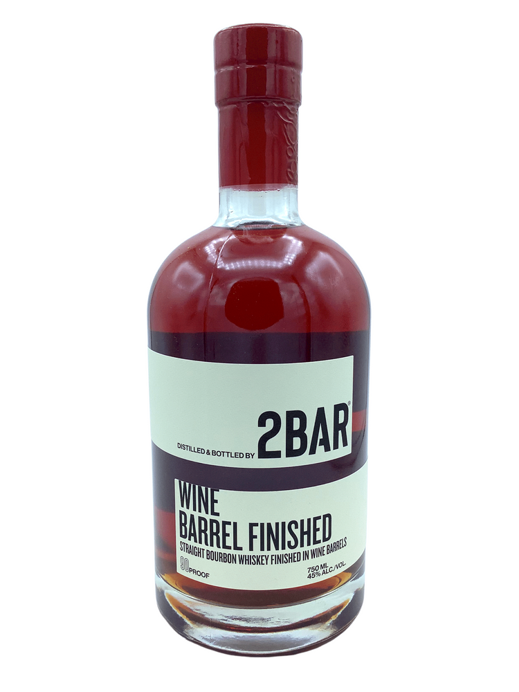 2 BAR Straight Bourbon Wine Barrel Finished