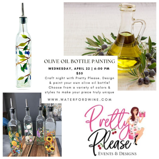 Sip & Create: Olive Oil Bottle Painting - Delafield
