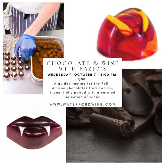 Fall Chocolate & Wine Pairing with Fazio's Chocolates - Delafield Only