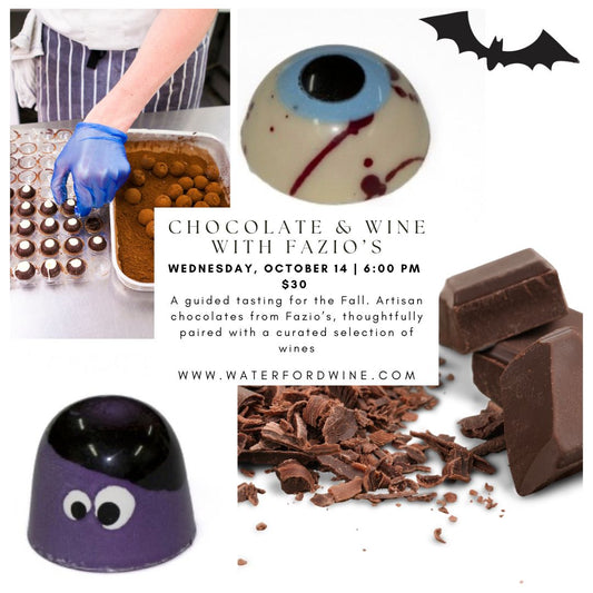 Fall Chocolate & Wine Pairing with Fazio's Chocolates - Milwaukee Only