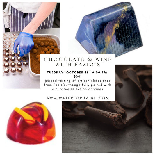 Chocolate & Wine Pairing with Fazio's Chocolates - Milwaukee Only