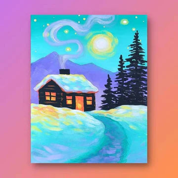 Paint & Sip: Cozy Winter Cabin - Delafield Only