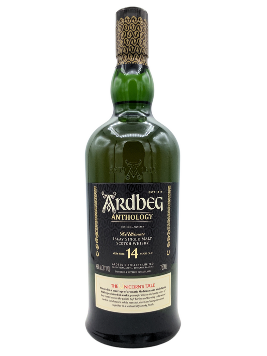 Ardbeg Anthology Scotch 14Y LTO  "The Unicorn's Tale" 750ml