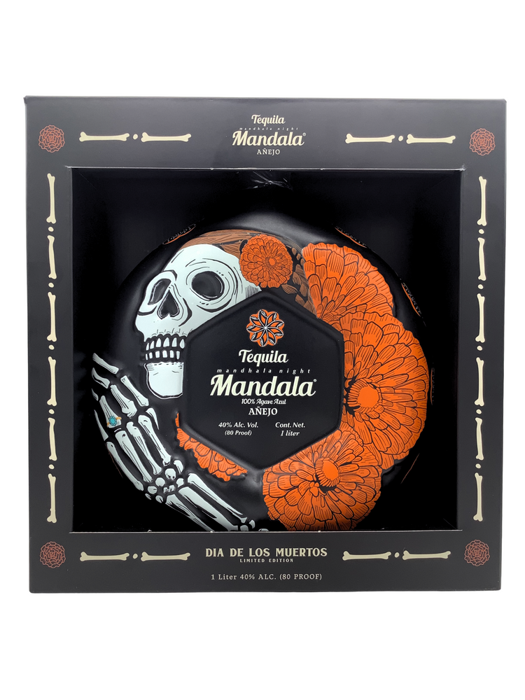 Tequila Mandala Anejo Dia De Muertos