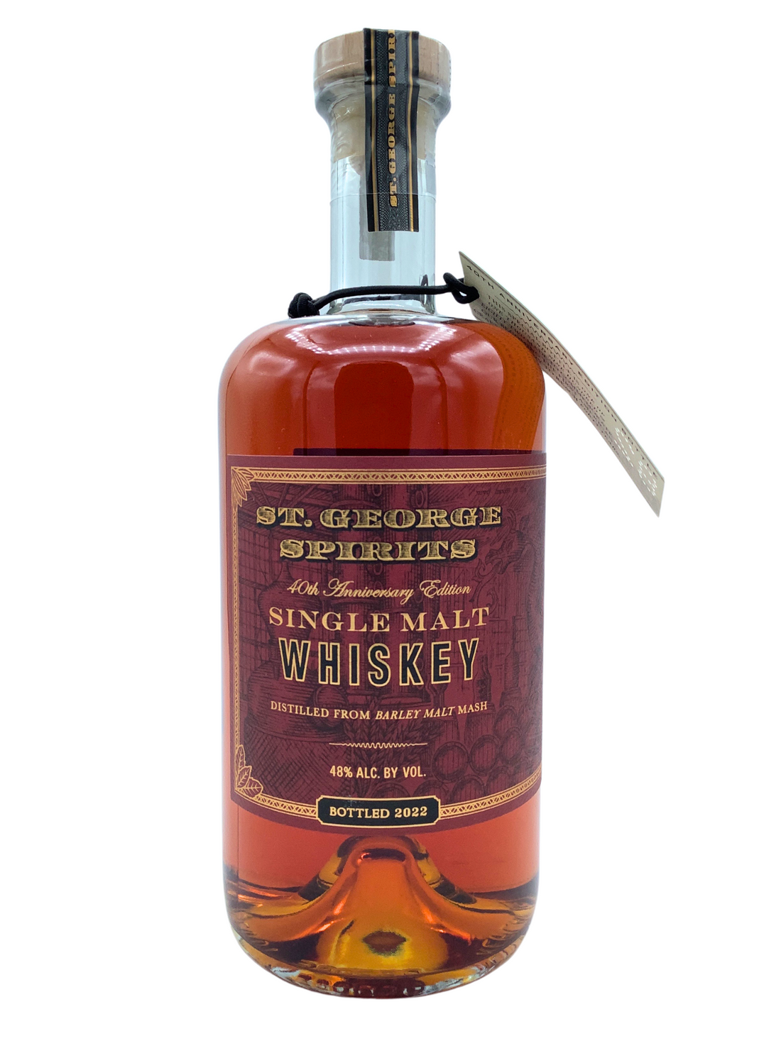 St. George Ale St. George Single Malt Whiskey 40th Anniversary