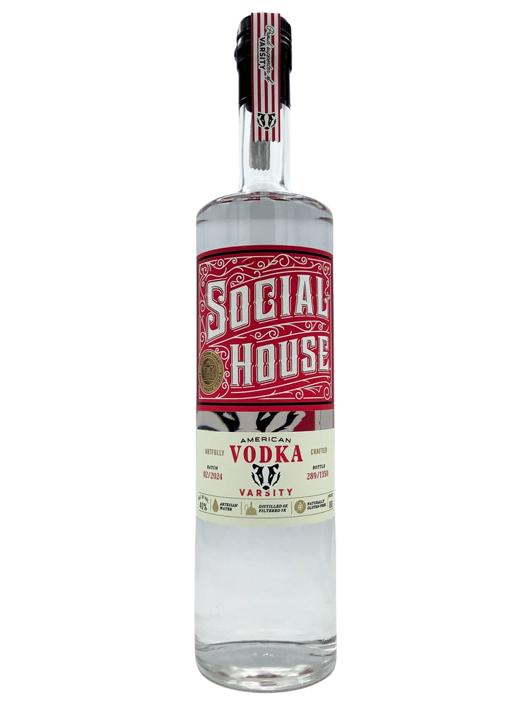 Social House Varsity Vodka 750ml