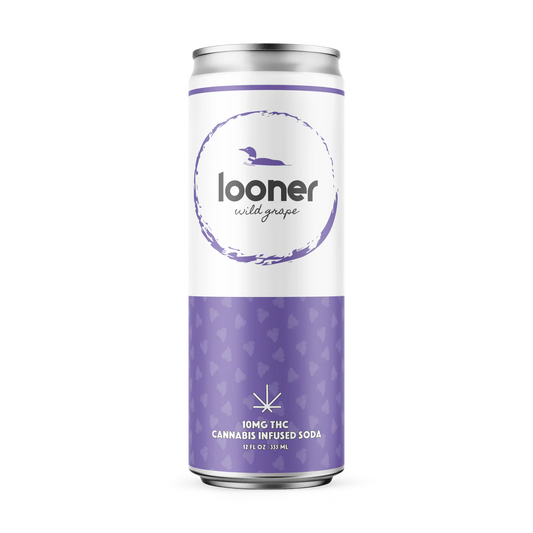 LOONER WILD GRAPE THC INFUSED 10MG SODA