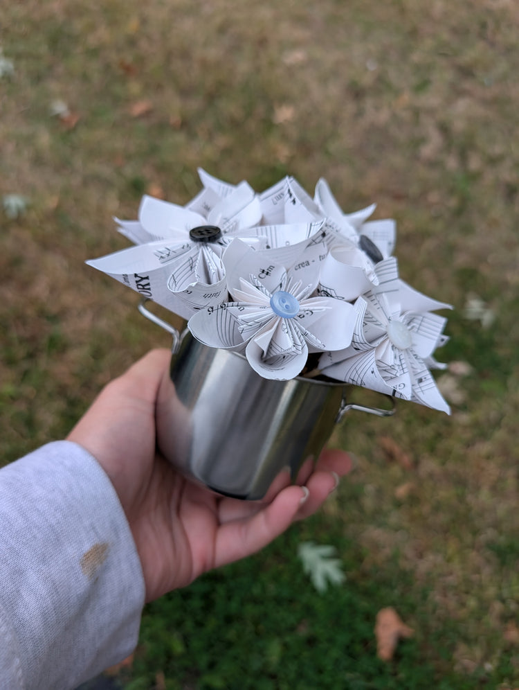 Sip & Create: Paper Flower Bouquets - Delafield