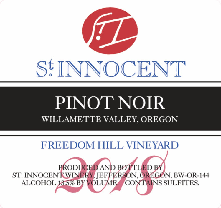 St Innocent Pinot Noir Freedom Hill