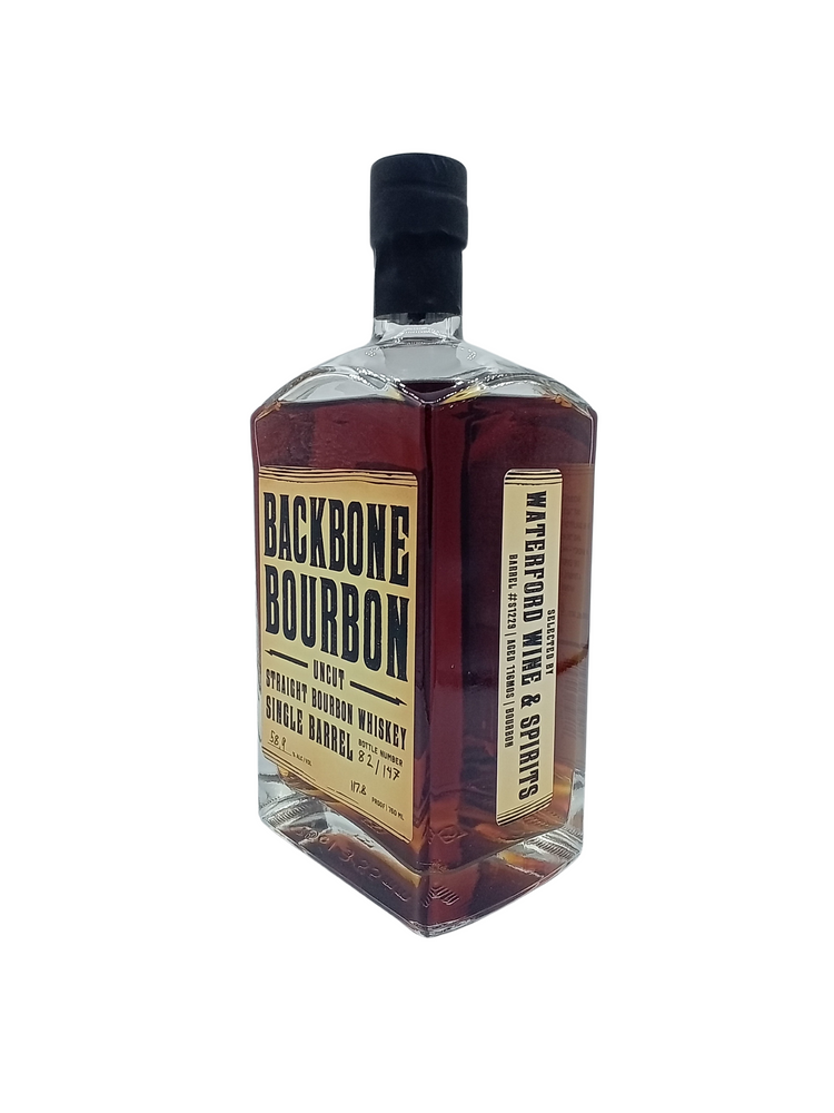 Backbone 9.5 Year Uncut Bourbon Single Barrel Waterford  Pick