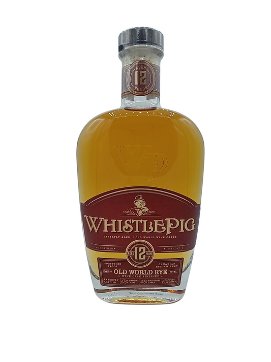 Whistlepig 12-Year-Old World Rye Whiskey Wine Cask Finished