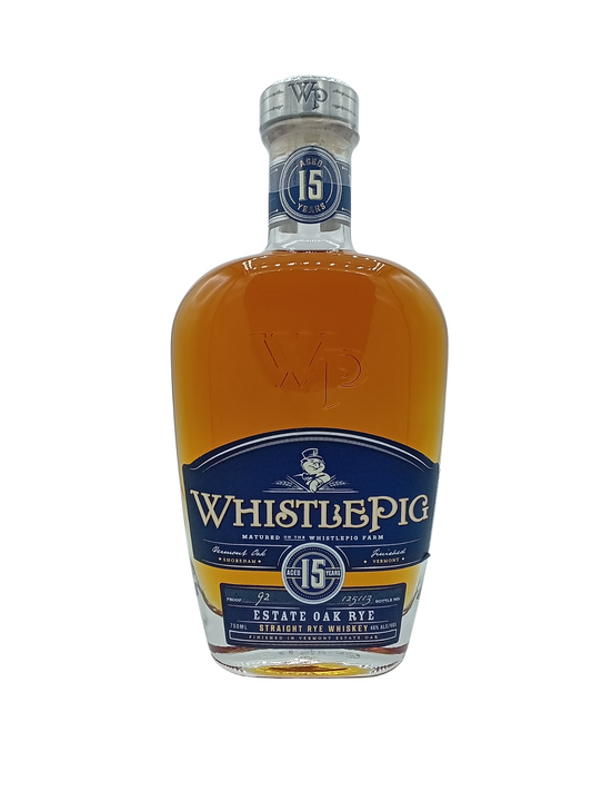 Whistlepig 15-Year Rye Whiskey Vermont Estate Oak