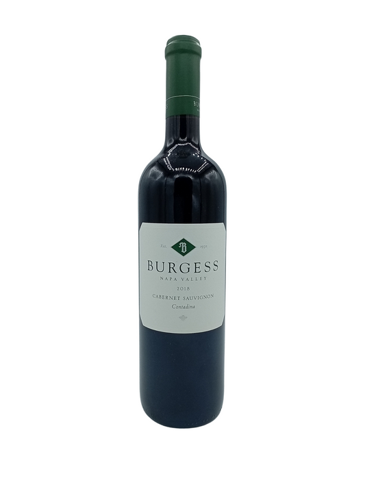 Burgess Cellars Estate Napa Cabernet Sauvignon Contadina 2018