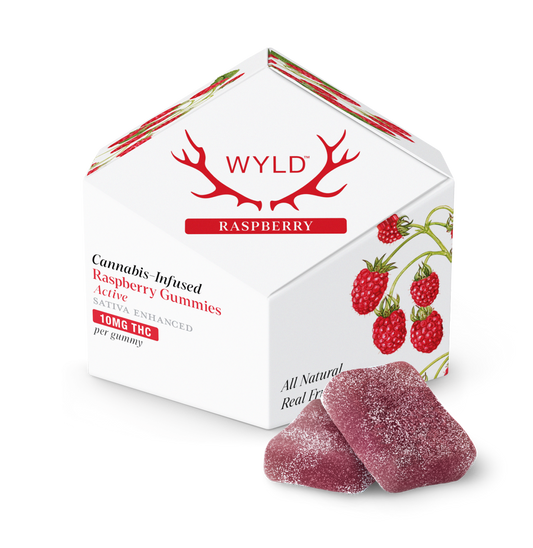 Wyld Raspberry 10MG THC Gummies