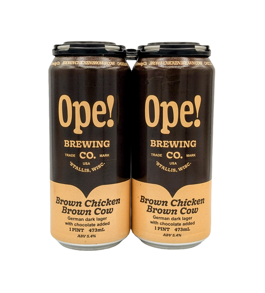 Ope! Brewing Co. Brown Chicken Brown Cow Chocolate Dunkel