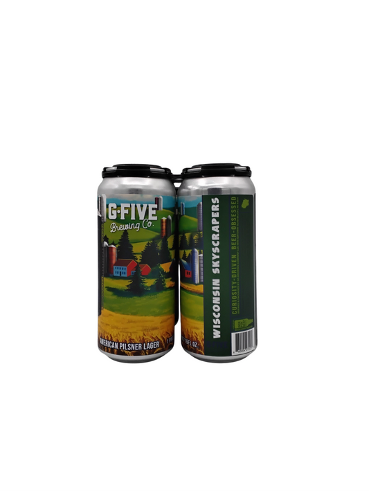 G-Five Brewing Wisconsin Skyscrapers American Pilsner Lager