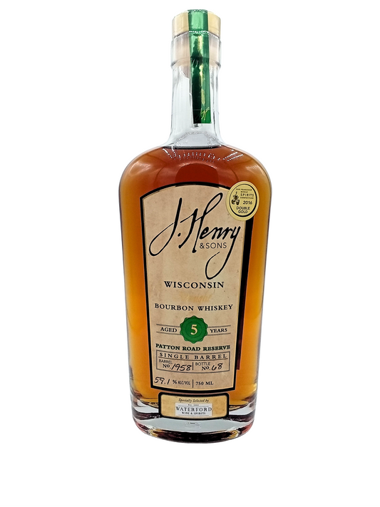 J Henry Waterford Private Barrel Cask Strength Bourbon