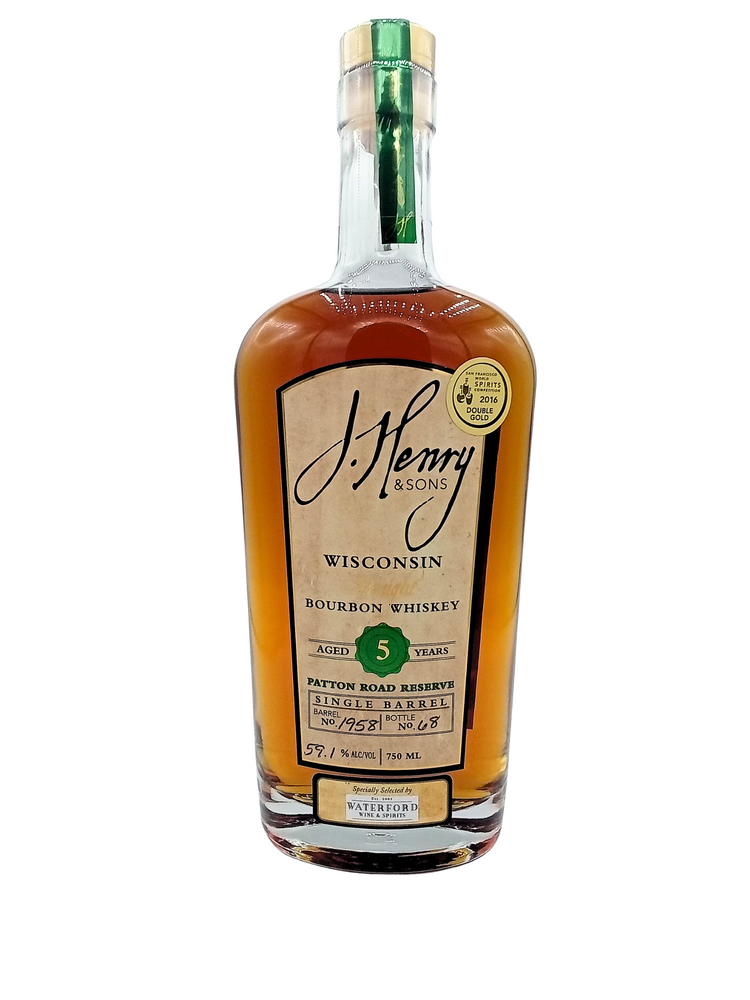 J Henry Waterford Private Barrel Cask Strength Bourbon