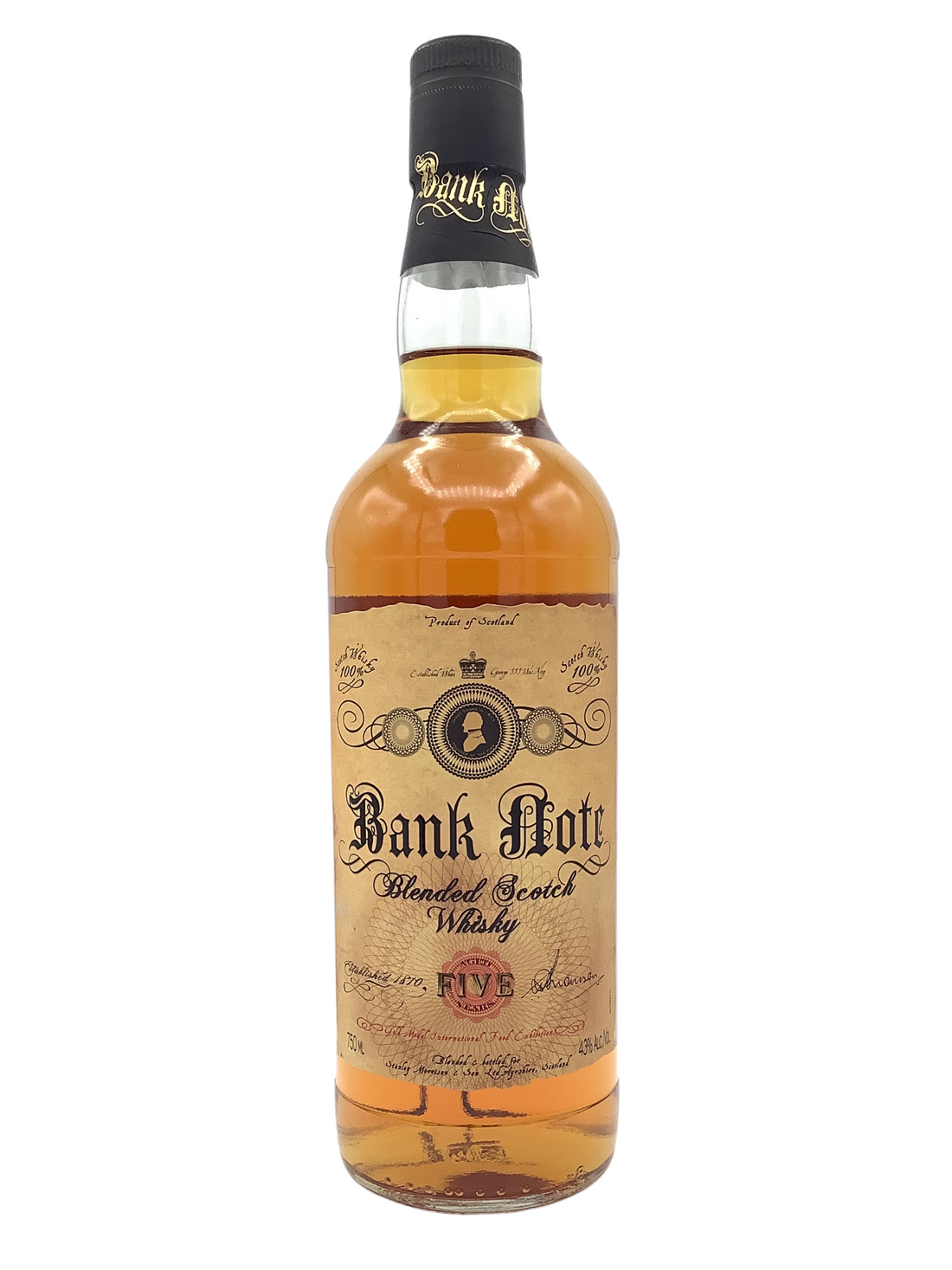 Bank Note Scotch Bank Note Blended Scotch Whisky Five Year