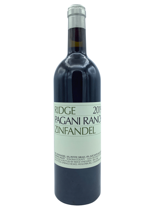 Ridge Zinfandel Pagani Ranch